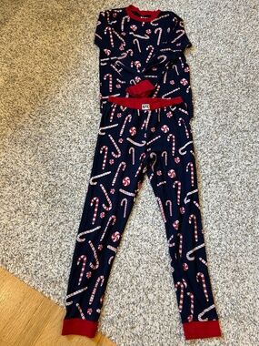 Candy cane pajama set
